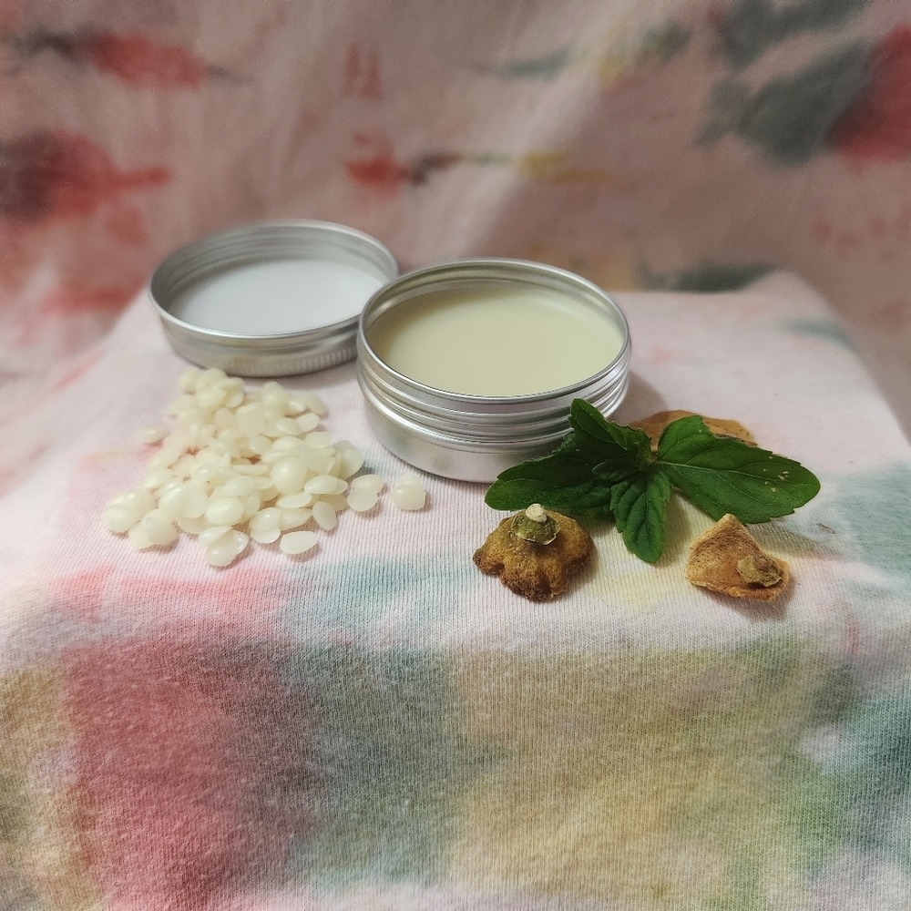 Handmade Lemon Peppermint Lip Balm - Picture 2 of 4